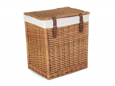 Basket, SIZE 1 - BOUTIQUE DOUBLE STEAMED WASH STORAGE LAUNDRY HAMPER with LINING