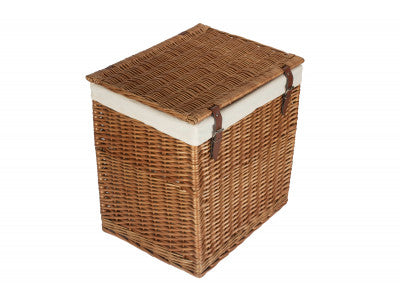 Basket, SIZE 2 - BOUTIQUE DOUBLE STEAMED WASH STORAGE LAUNDRY HAMPER with LINING