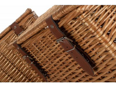 Basket, Set of 2 DOUBLE STEAMED VINTNER STORAGE HAMPER 