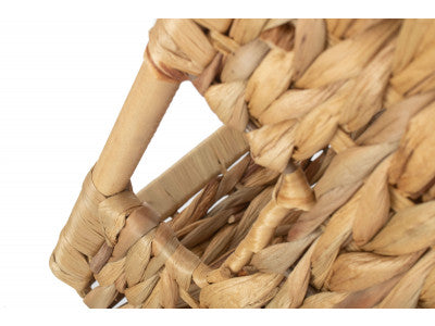 Basket, NORDIC WATER HYACINTH STORAGE BASKET SIZE 3