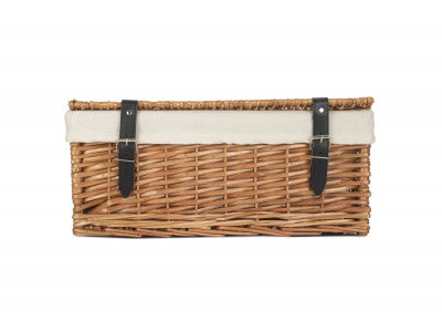 "Basket, 18" LARGE PACKAGING HAMPER with WHITE LINING"