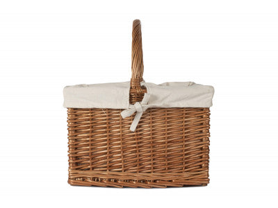Basket, DELUXE BUTCHER'S BASKET with WHITE LINING