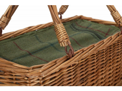 Basket, GREEN TWEED COOLER BASKET