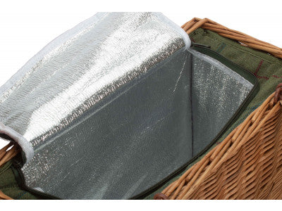 Basket, GREEN TWEED COOLER BASKET