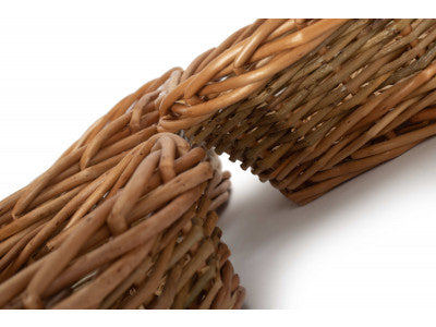 Basket, Set of 3 UNPEELED WILLOW ROUND TRAY 