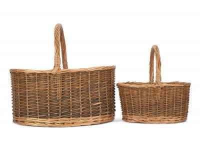Basket, Set of 2 COUNTRY OVAL SHOPPER 