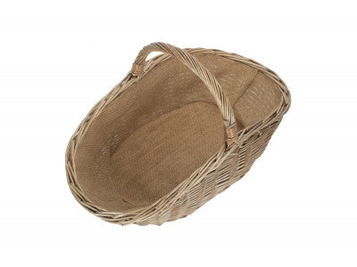 Basket, LARGE ANTIQUE WASH HARVESTING BASKET