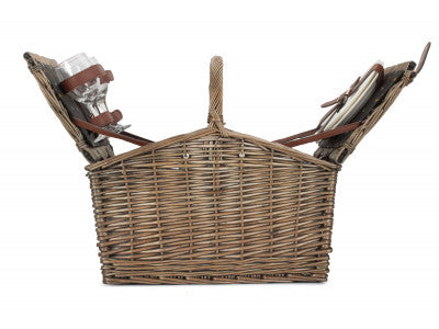 Basket, 2 PERSON NATURE SLOPE-SIDED HAMPER