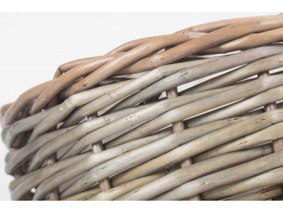 Basket, MEDIUM ROUND ANTIQUE WASH PLANTER