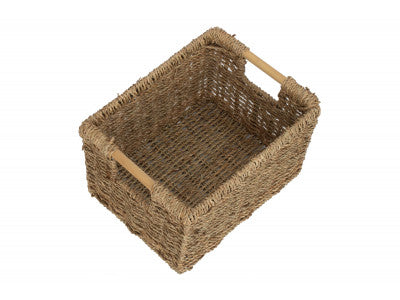 Basket, NORDIC SEAGRASS STORAGE BASKET SIZE 2