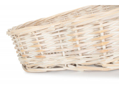 Basket, MEDIUM WHITE WASH HEART SHAPED TRAY 