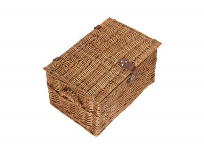 Basket, 4 PERSON GREEN TWEED CHEST HAMPER