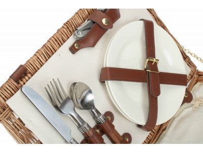 Basket, 2 PERSON CLASSIC PICNIC HAMPER