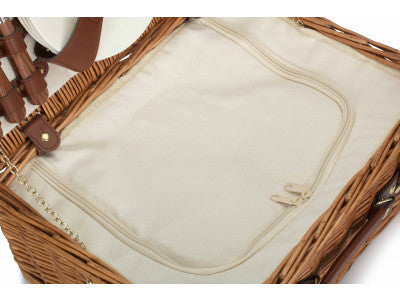 Basket, 4 PERSON CLASSIC PICNIC HAMPER