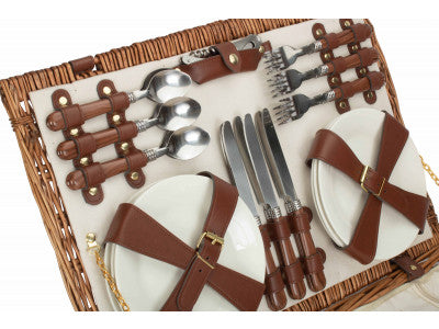Basket, 6 PERSON CLASSIC PICNIC HAMPER