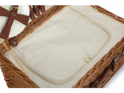 Basket, 6 PERSON CLASSIC PICNIC HAMPER