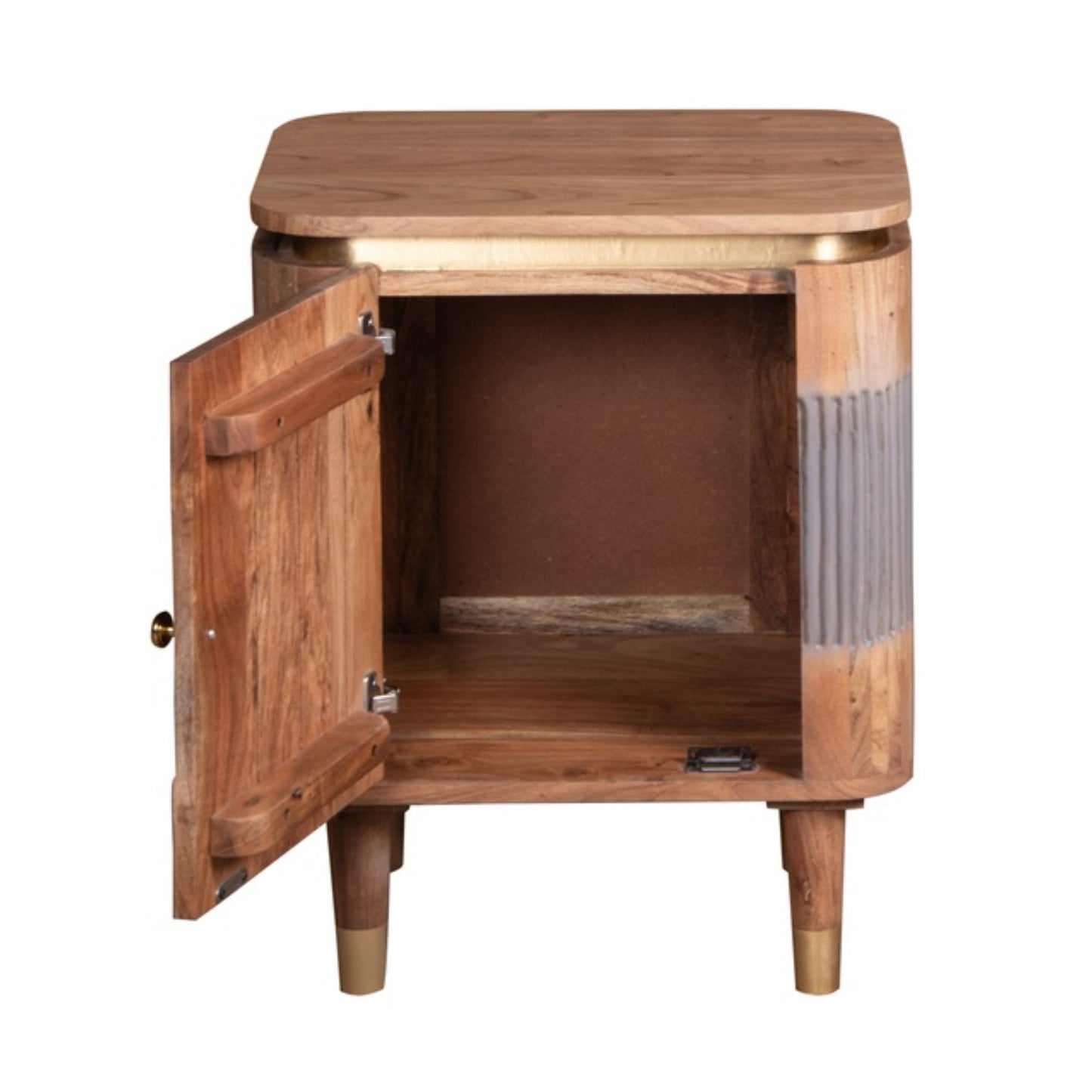 Acacia Wood Bedside Table
