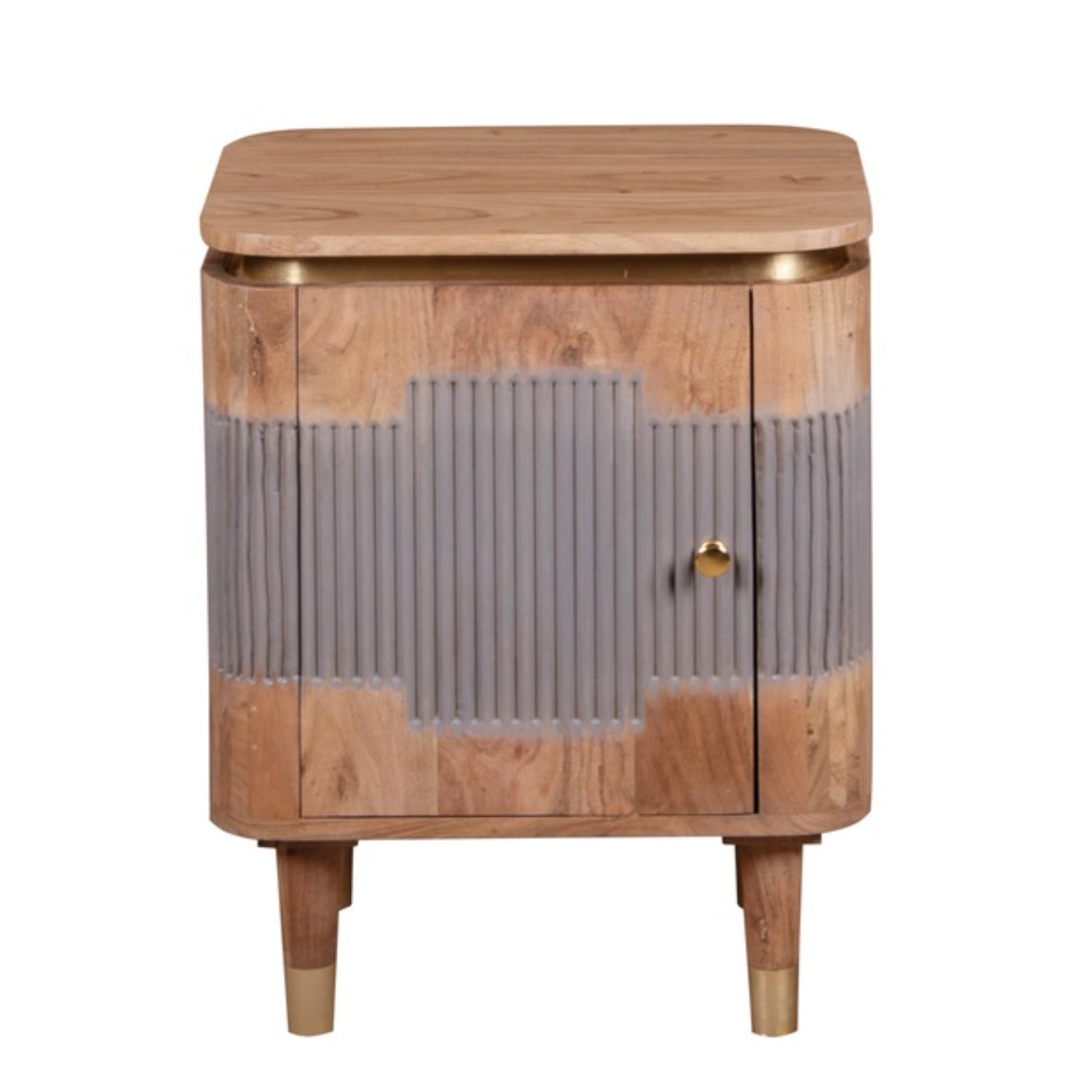 Acacia Wood Bedside Table