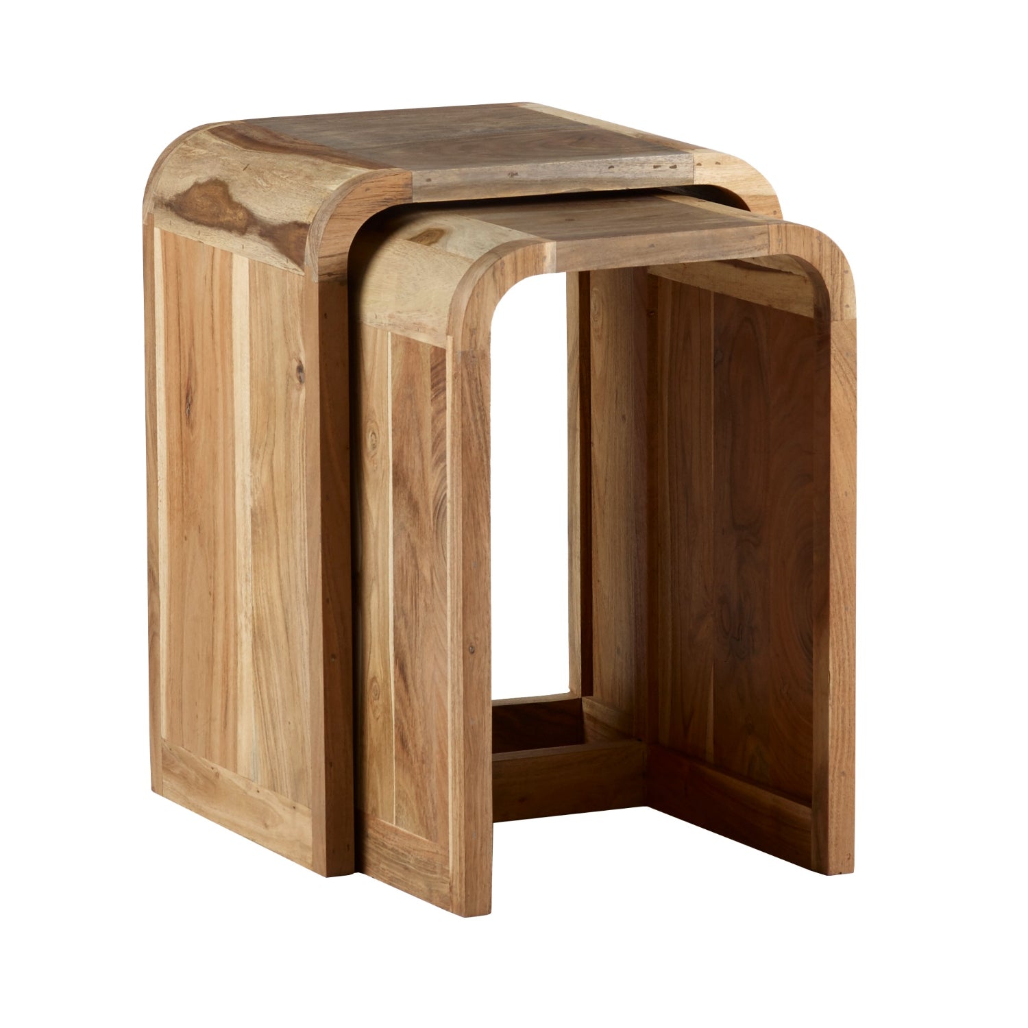 NEST OF 2 TABLES WOODEN