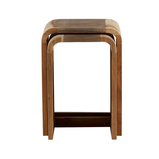 NEST OF 2 TABLES WOODEN