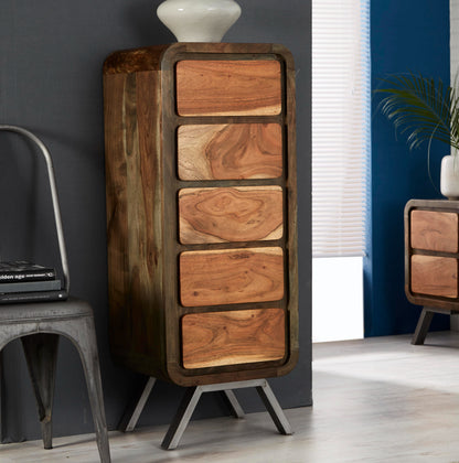 5 DRAWER TALL CHEST 
