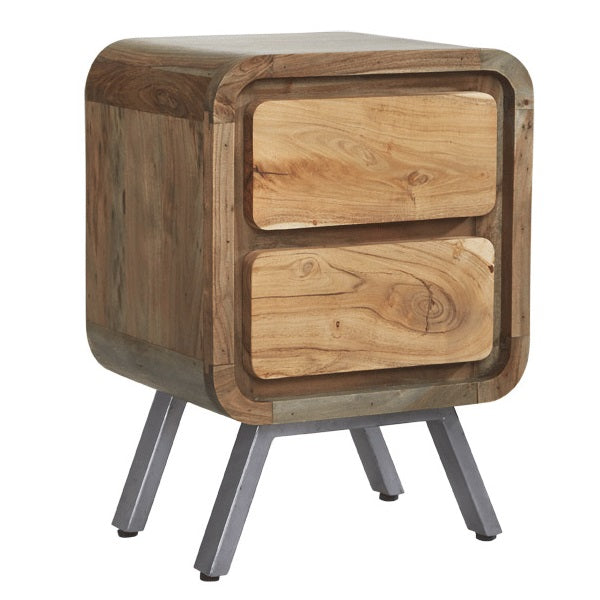 2 DRAWER LAMP TABLE 