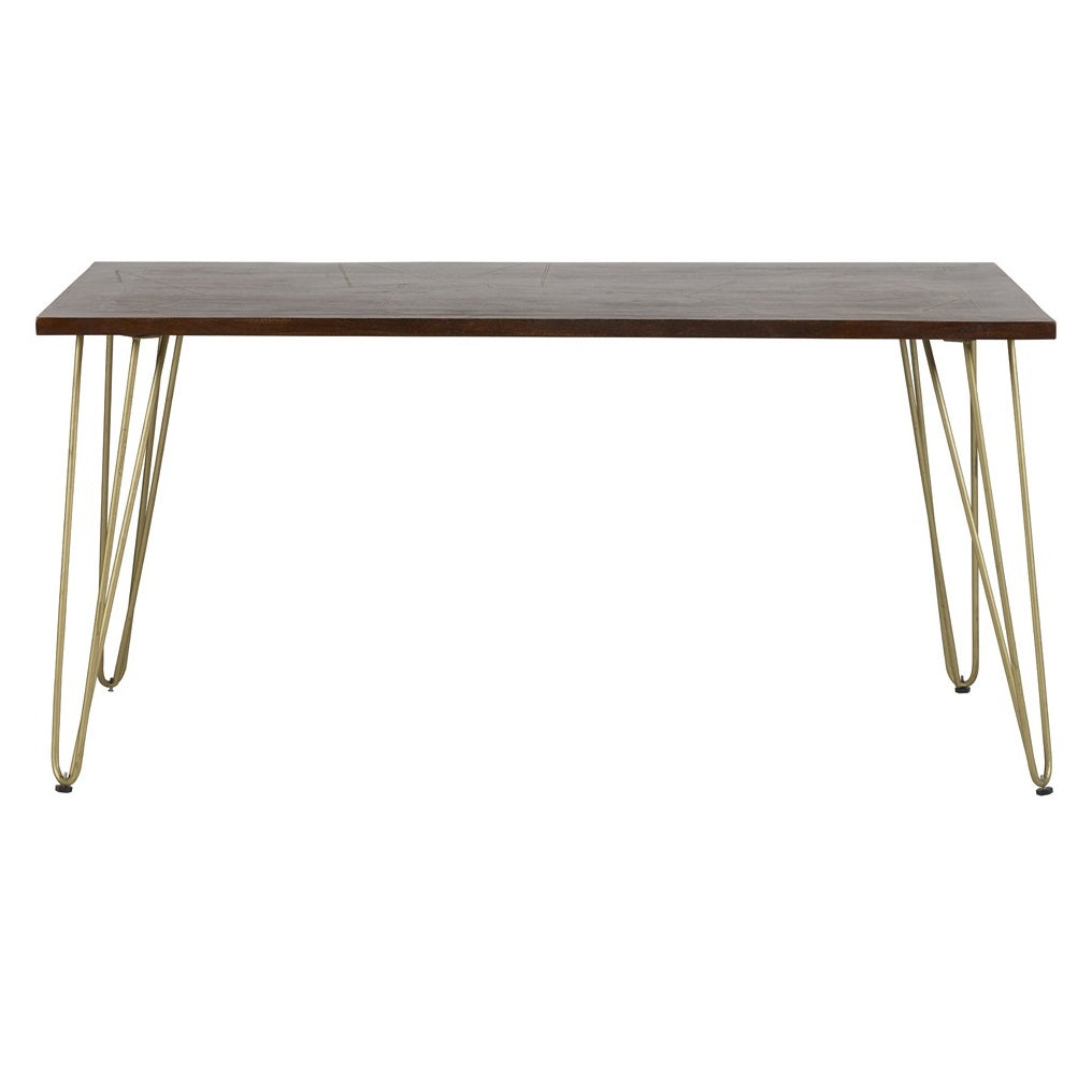Dark Gold Dining Table 