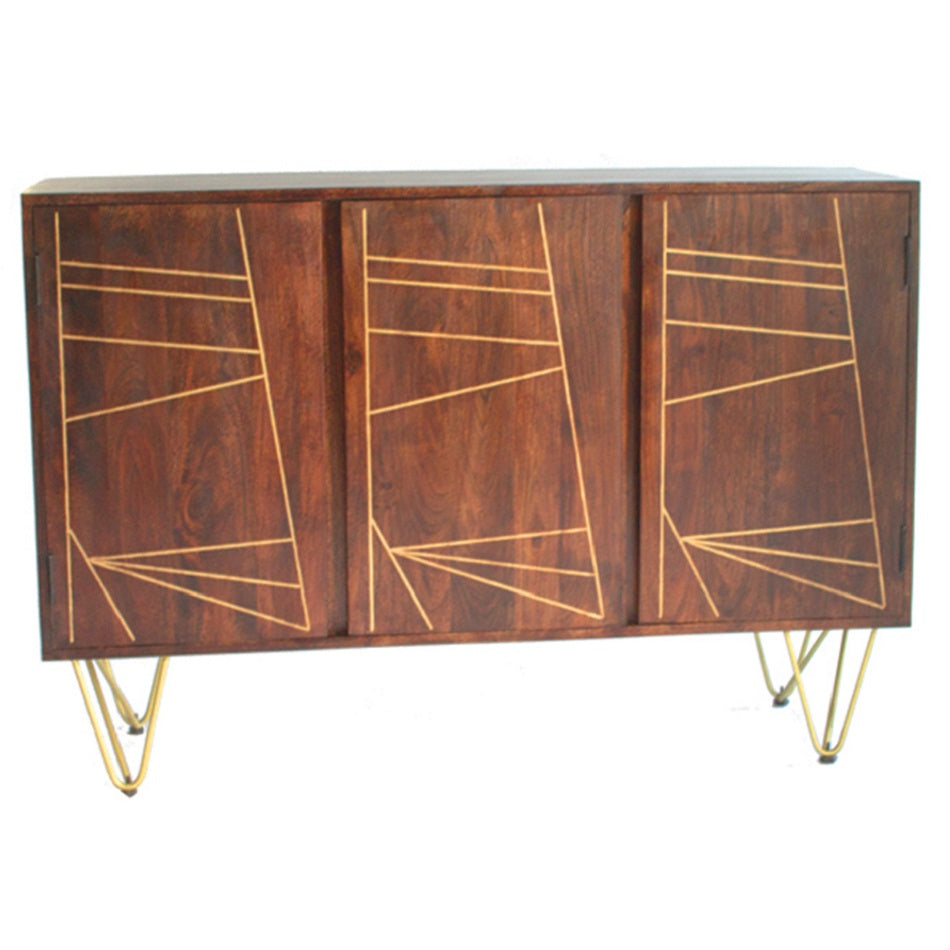 Dark Gold Large Sideboard