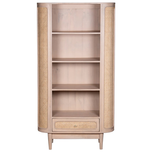 Cane & Mango Wood Bookcase