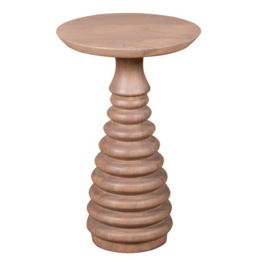 Cane & Mango Wood Side Table