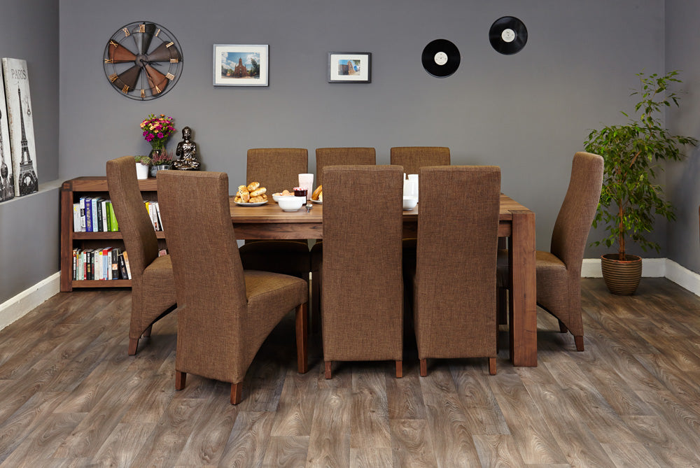 Walnut Large Dining Table (Seats 6-8) : Walnut six seater dining table. Stylish solutions for contemporary dining. Part of the Walnut dining room furniture range.