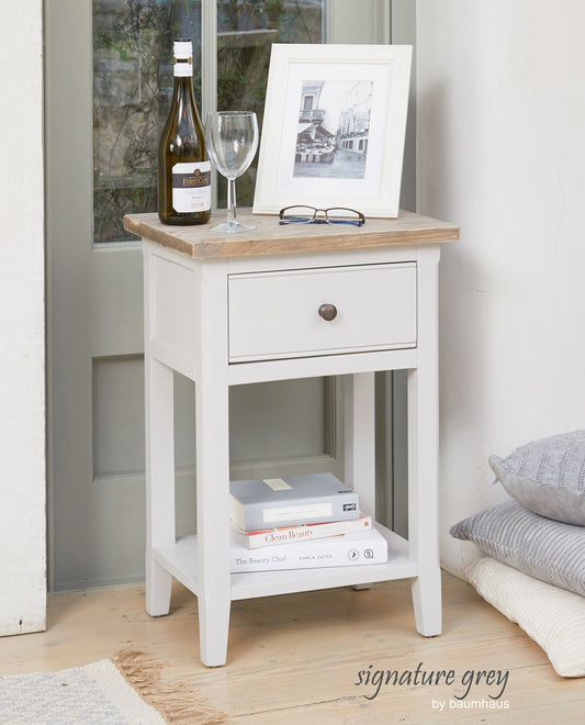 One Drawer Lamp Table : 