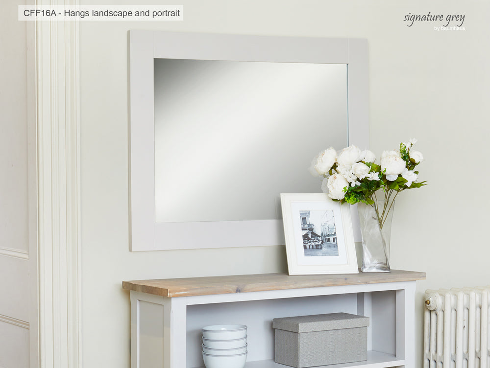 Overmantle Mirror (Hangs Landscape & Portrait) : 