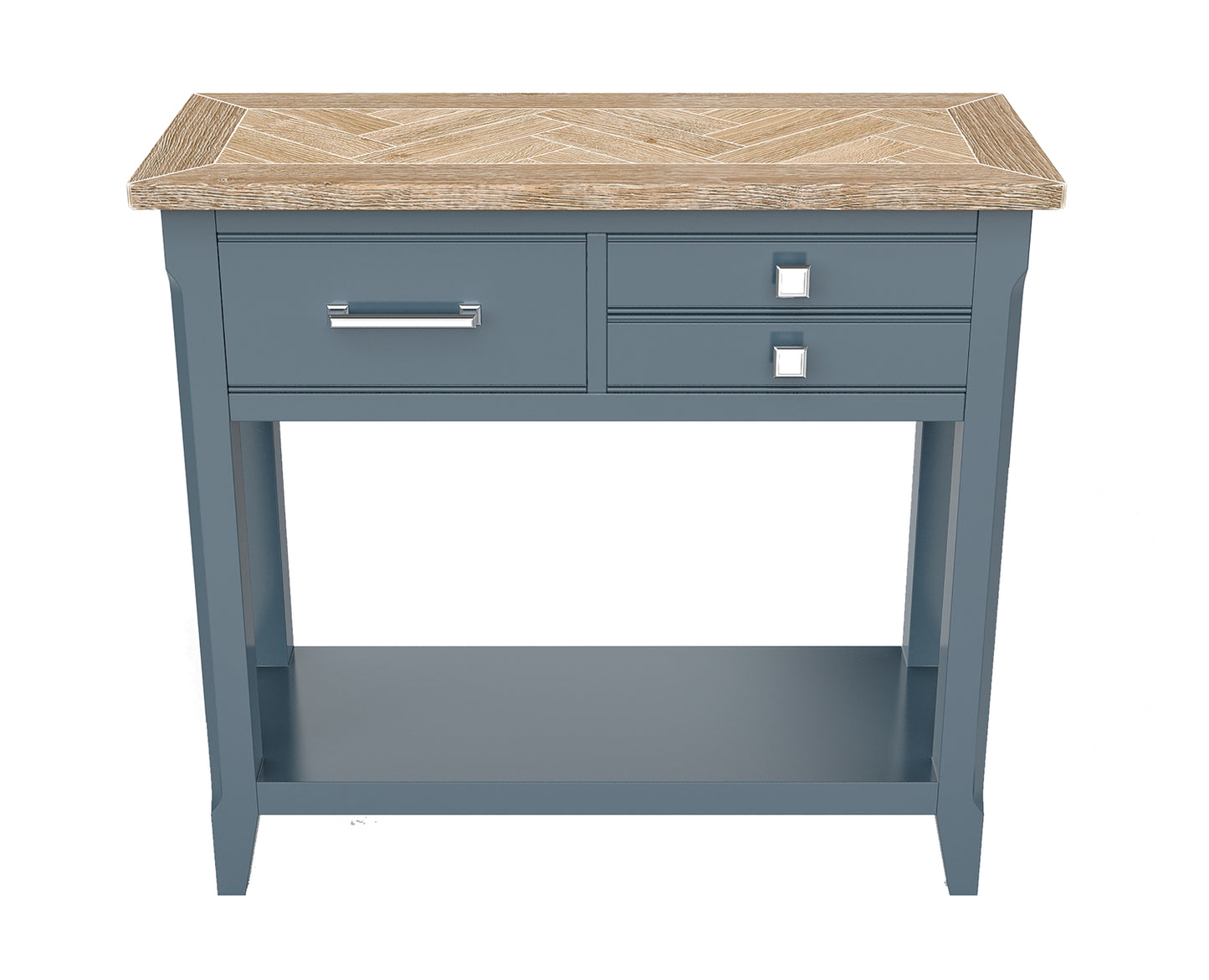 Reclaimed Small Console Table :  Reclaimed Wood and Steel Small Console Table, stylish