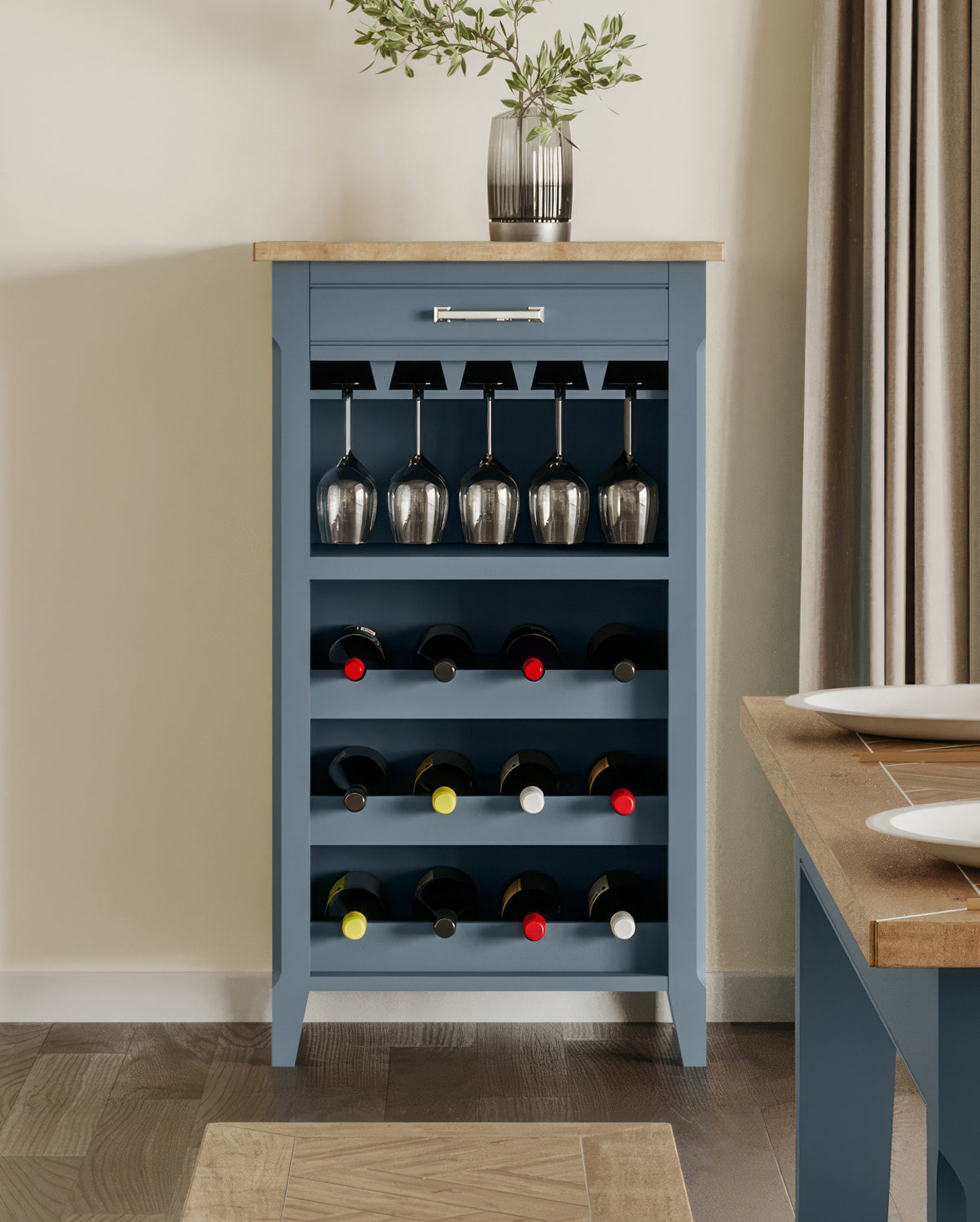 Wine Rack / Glass Storage Cabinet : 