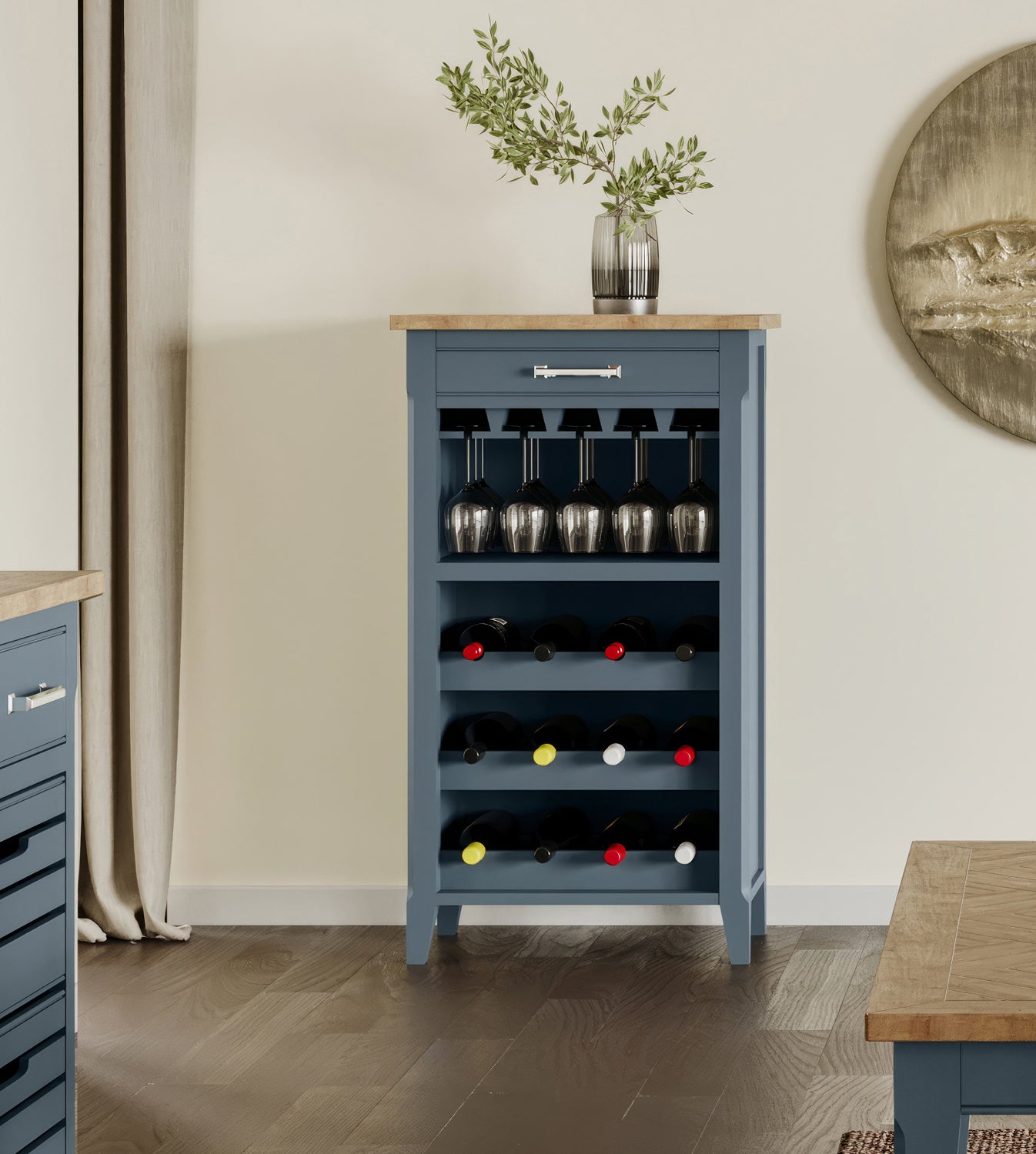 Wine Rack / Glass Storage Cabinet : 