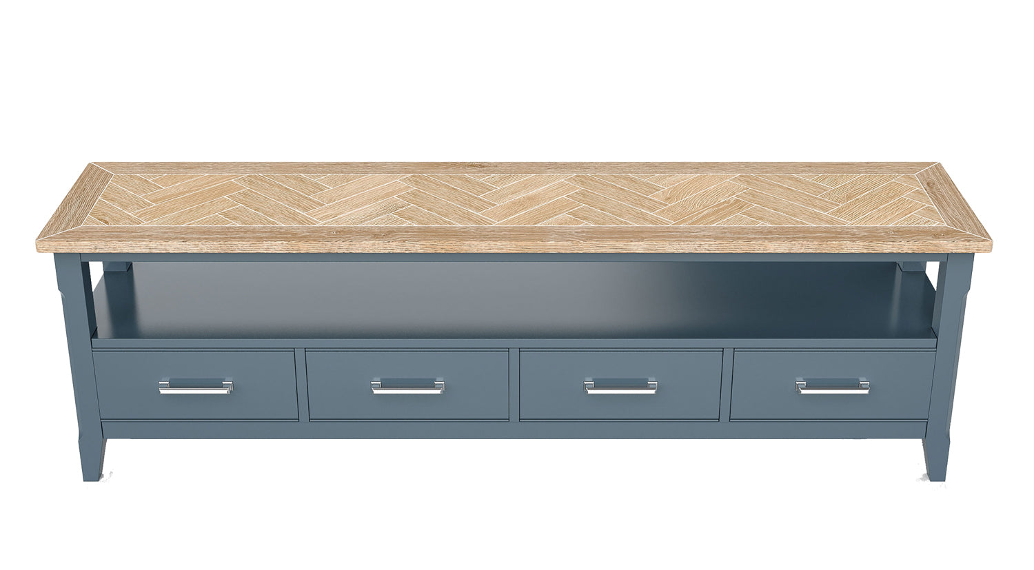 Large Widescreen Television Cabinet :  Reclaimed Wood and Steel Large Television Cabinet, stylish