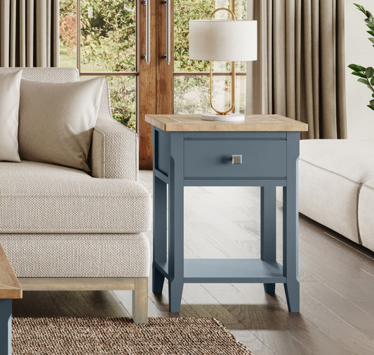 One Drawer Lamp Table : 