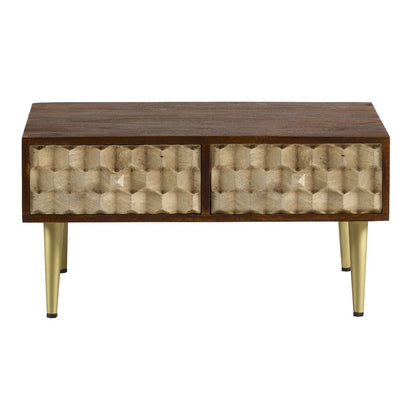 COFFEE TABLE WITH 2 DRAWERS