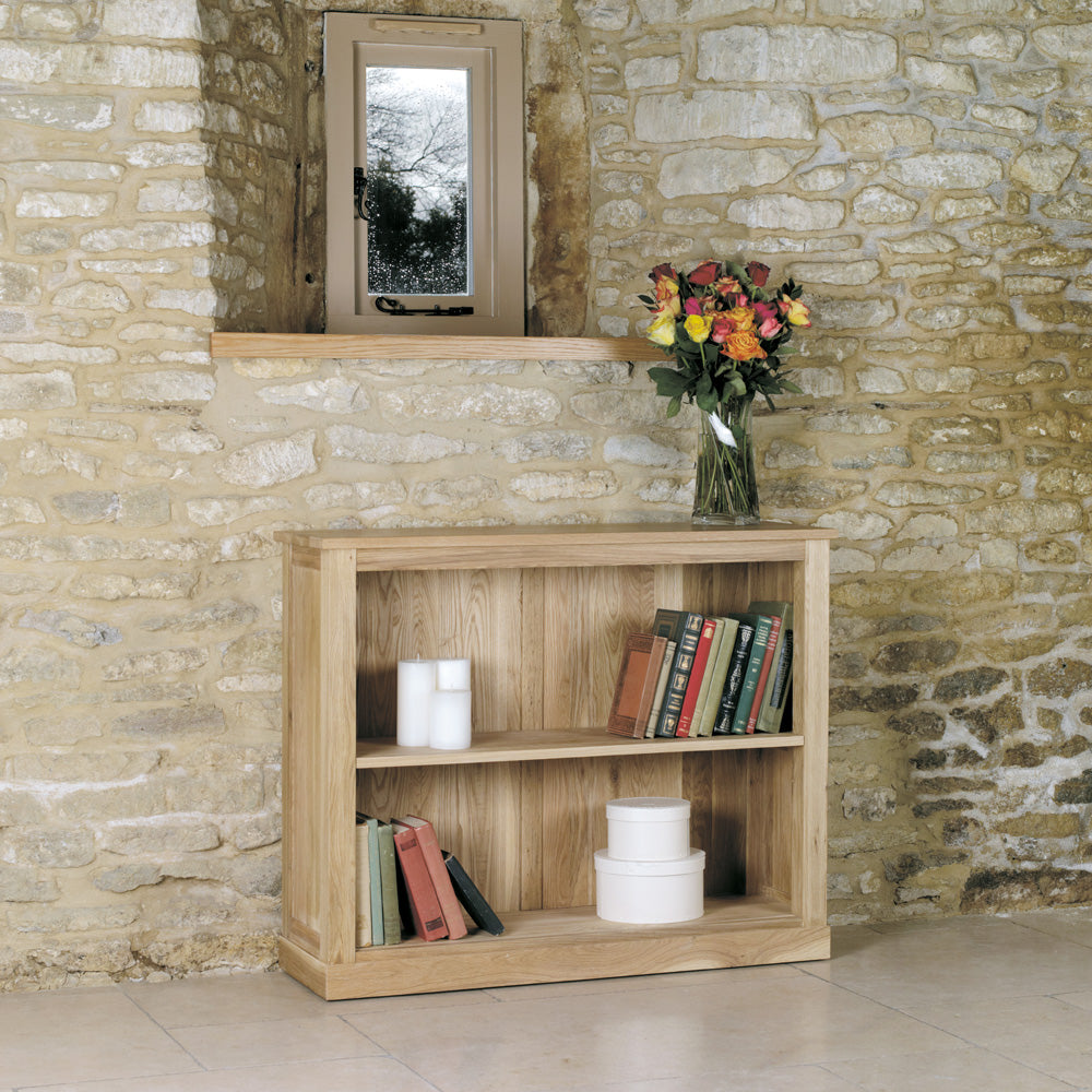 Oak Low Bookcase :  low bookcase. Quality storage solutions for contemporary living. Part of the  Oak living room furniture range.