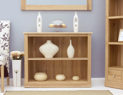 Oak Low Bookcase :  low bookcase. Quality storage solutions for contemporary living. Part of the  Oak living room furniture range.