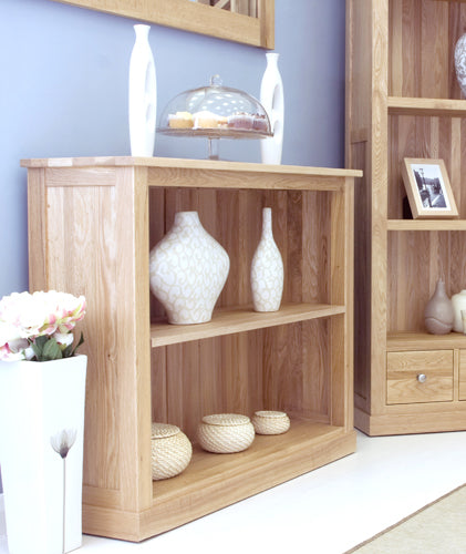 Oak Low Bookcase :  low bookcase. Quality storage solutions for contemporary living. Part of the  Oak living room furniture range.