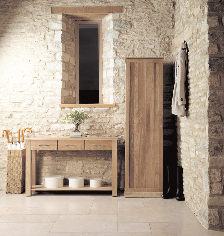 Oak Console Table :  Oak console table. Quality furniture solutions for contemporary living. Part of the  Oak dining room furniture range.