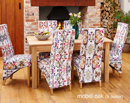 Oak 150cm Dining Table (4/6 Seater) :  oak six seater dining table. Stylish solutions for contemporary dining. Part of the  Oak dining room furniture range.