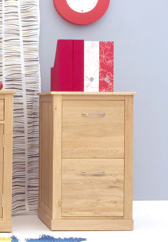 Oak Two Drawer Filing Cabinet :  Oak two drawer filing cabinet. Stylish solutions for contemporary living. Part of the  Oak home office furniture range.