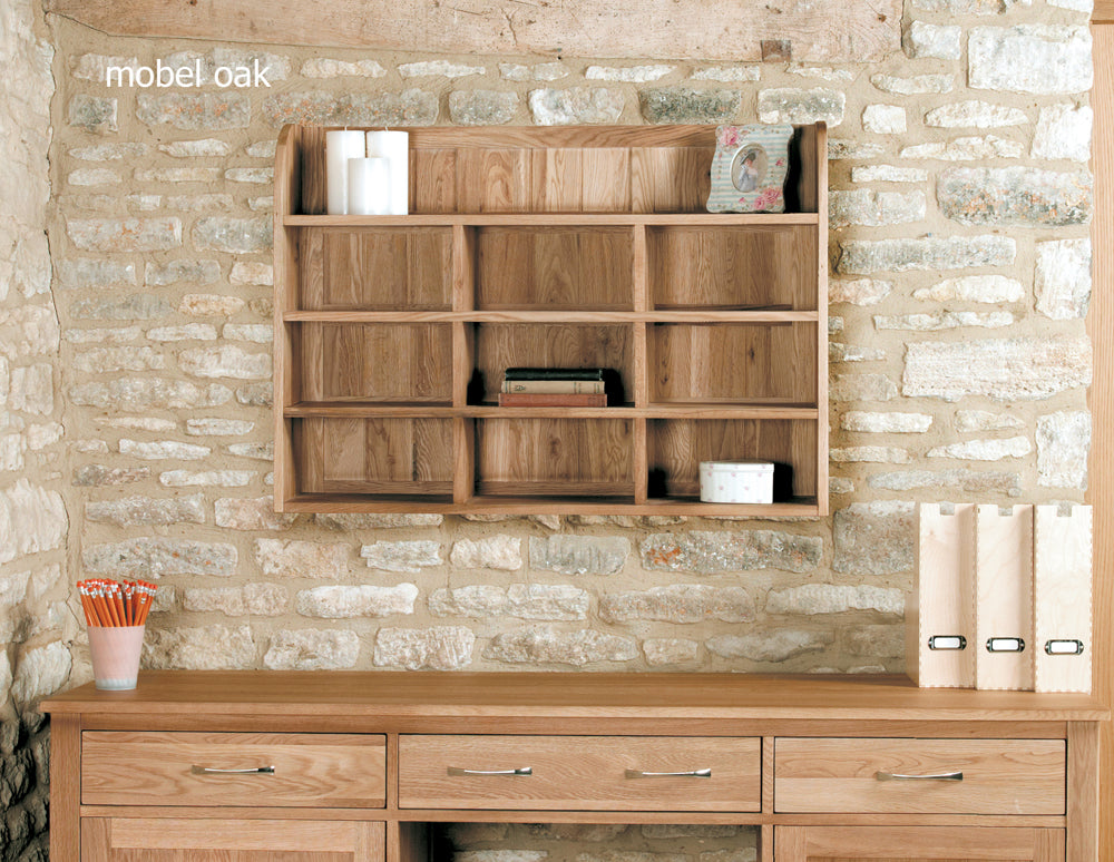 Oak Reversible Wall Rack :  Oak reversible wall storage unit. Stylish storage solutions for contemporary living. Part of the  Oak furniture range.