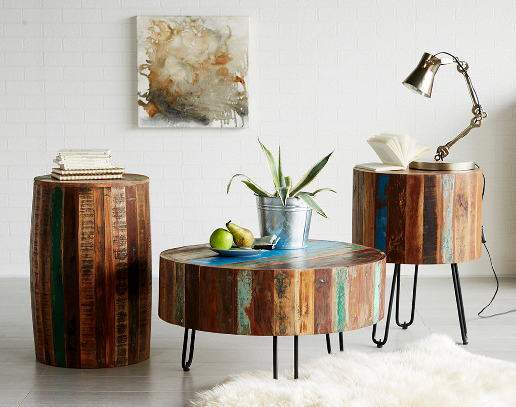 DRUM COFFEE TABLE