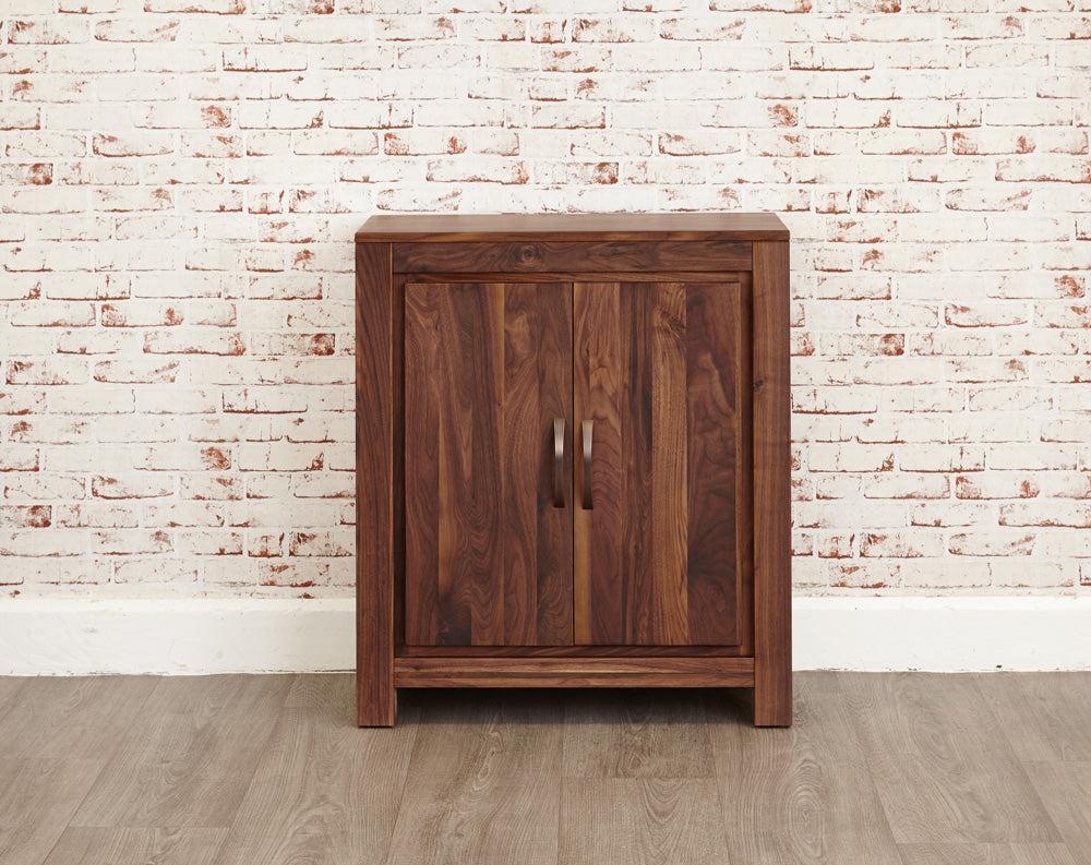 Walnut Shoe Cupboard : Walnut shoe cupboard. Stylish storage solutions for contemporary living. Part of the walnut hall furniture range.
