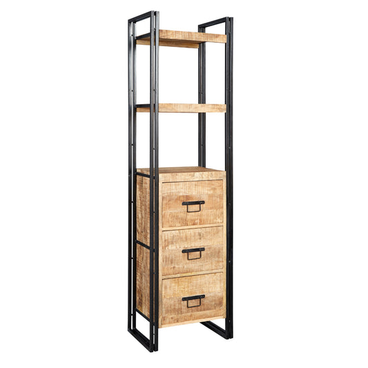 INDUSTRIAL SLIM BOOKCASE