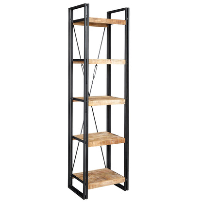 INDUSTRIAL SLIM OPEN BOOKCASE